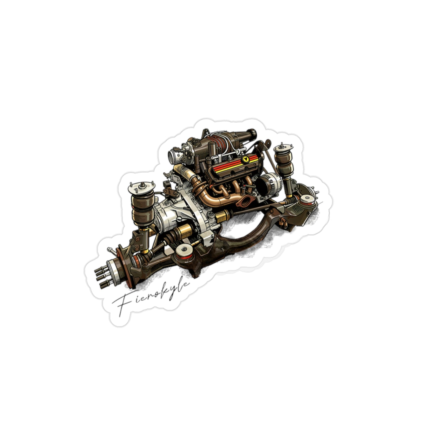 3800SC  Die-cut Sticker