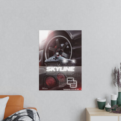 R33 Skyline Poster