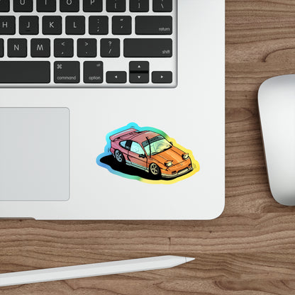 Simple Fiero Holographic Die-cut Sticker