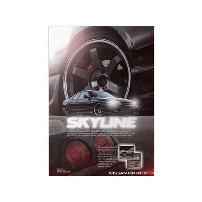 R33 Skyline Poster