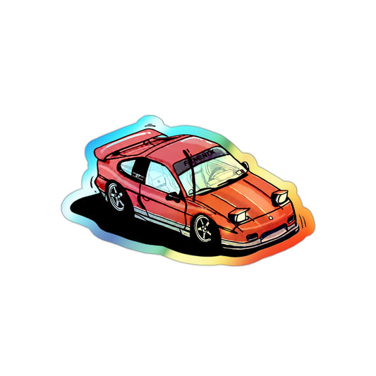 Simple Fiero Holographic Die-cut Sticker